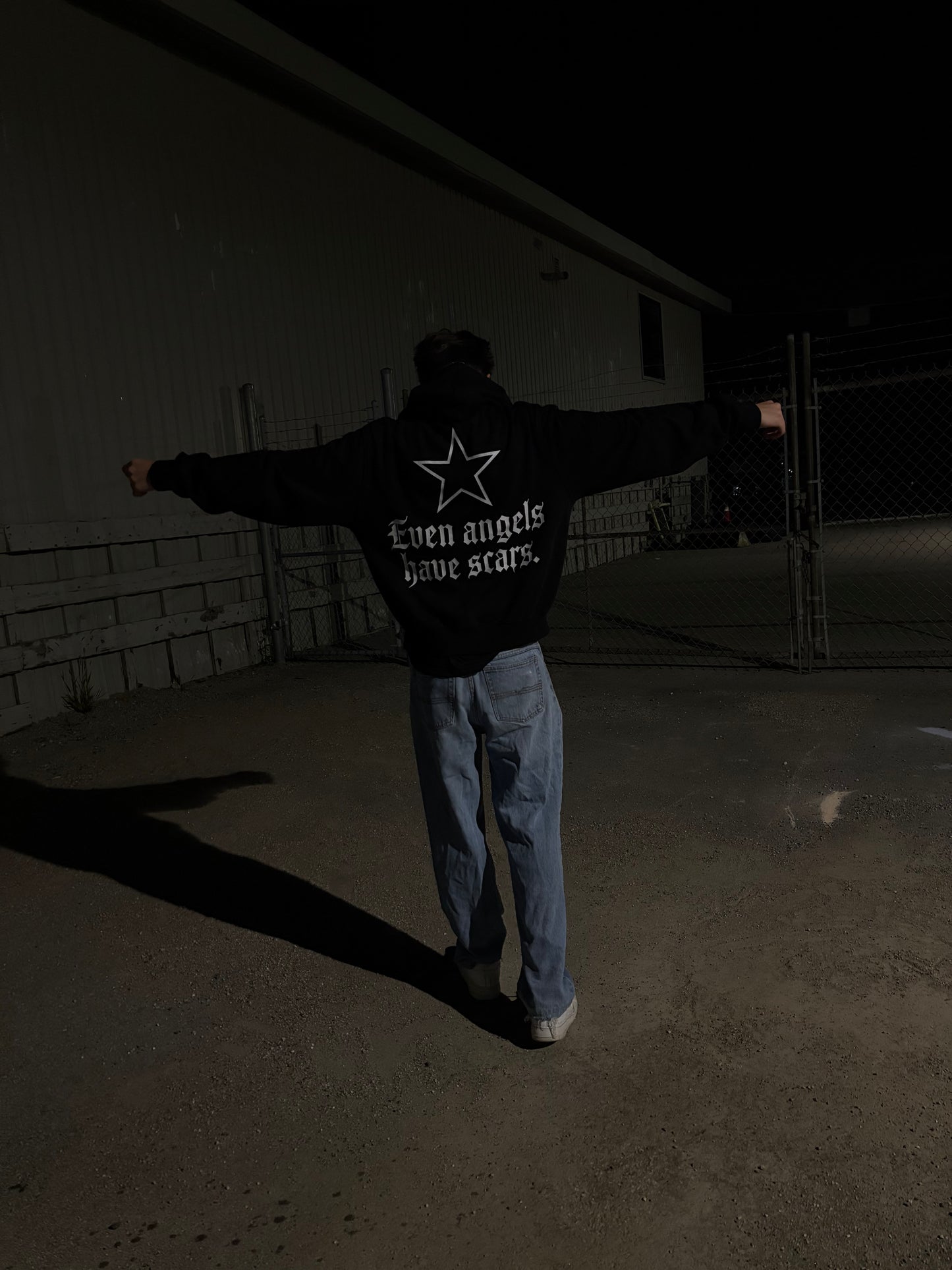 Norsk Full Hoodie Zip up "EVEN ANGELS"