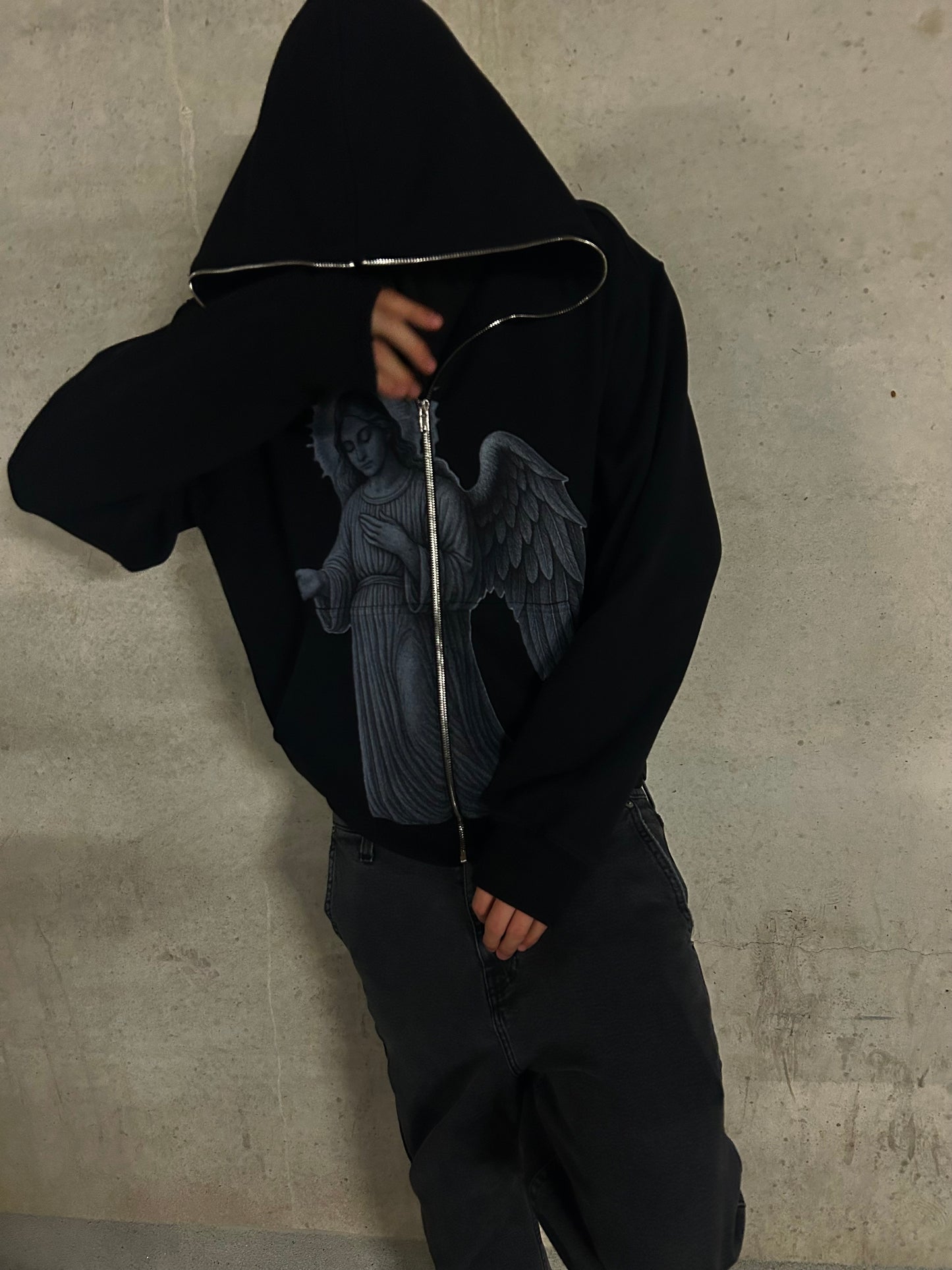 Norsk Full Hoodie Zip up "EVEN ANGELS"