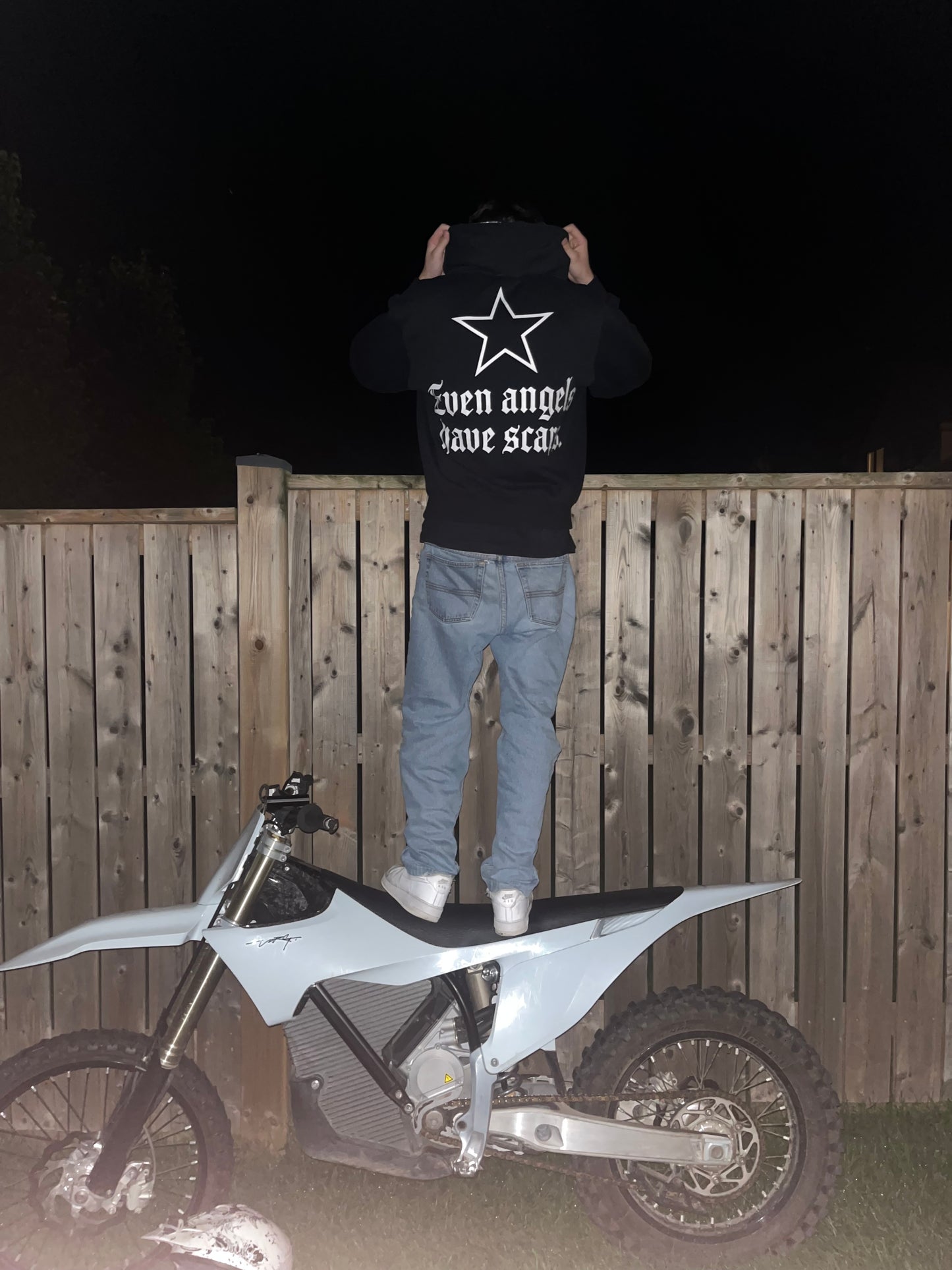 Norsk Full Hoodie Zip up "EVEN ANGELS"