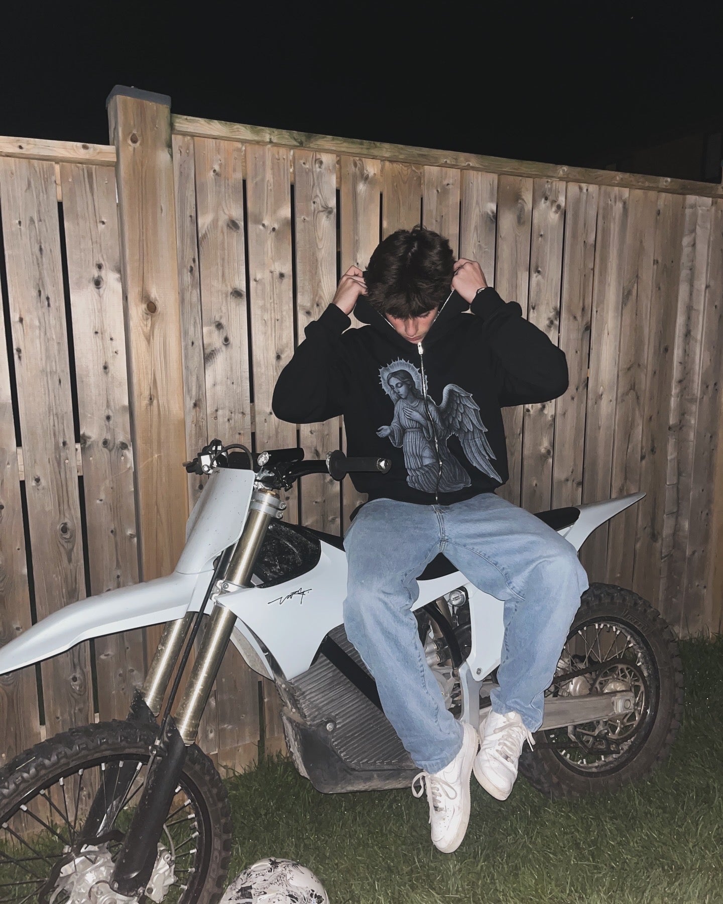 Norsk Full Hoodie Zip up "EVEN ANGELS"