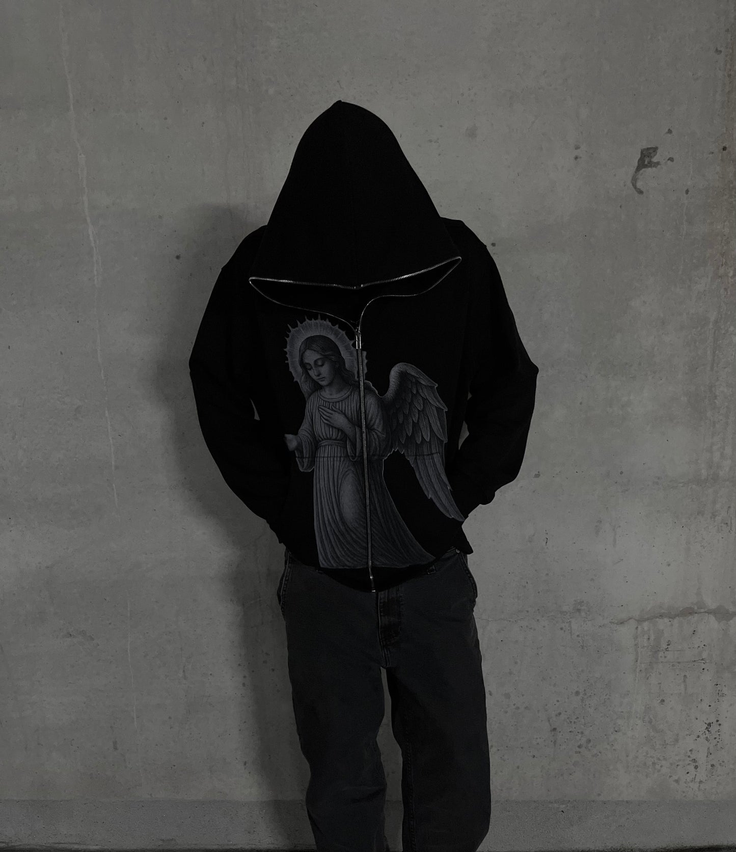 Norsk Full Hoodie Zip up "EVEN ANGELS"