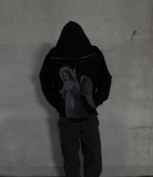 Norsk Full Hoodie Zip up "EVEN ANGELS"