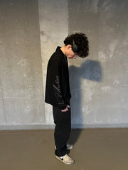 NORSK Archive Waffle Knit Long Sleeve  — Black