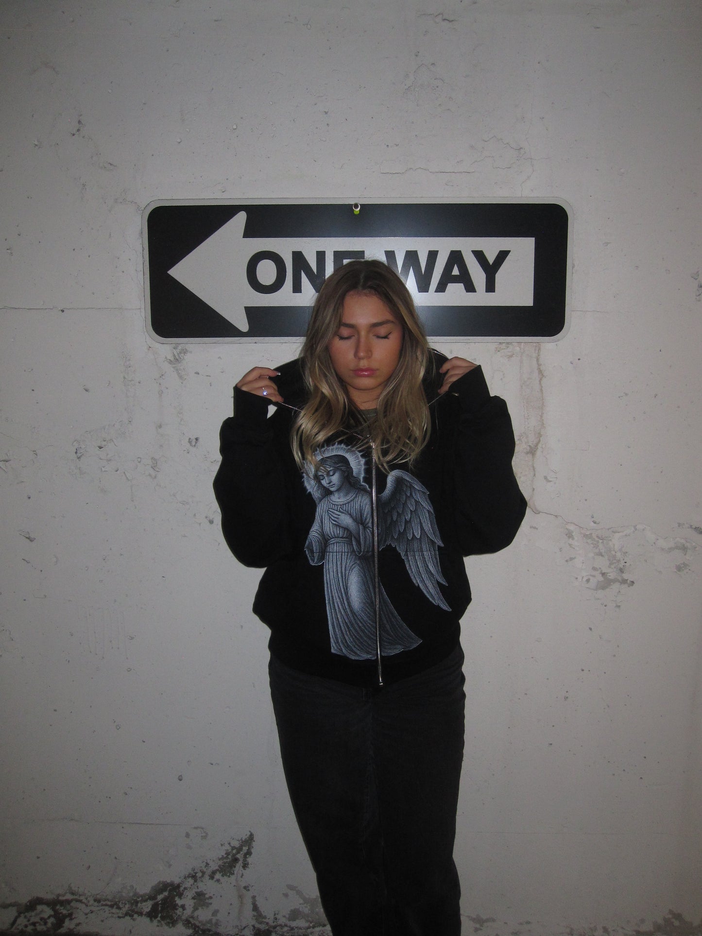 Norsk Full Hoodie Zip up "EVEN ANGELS"