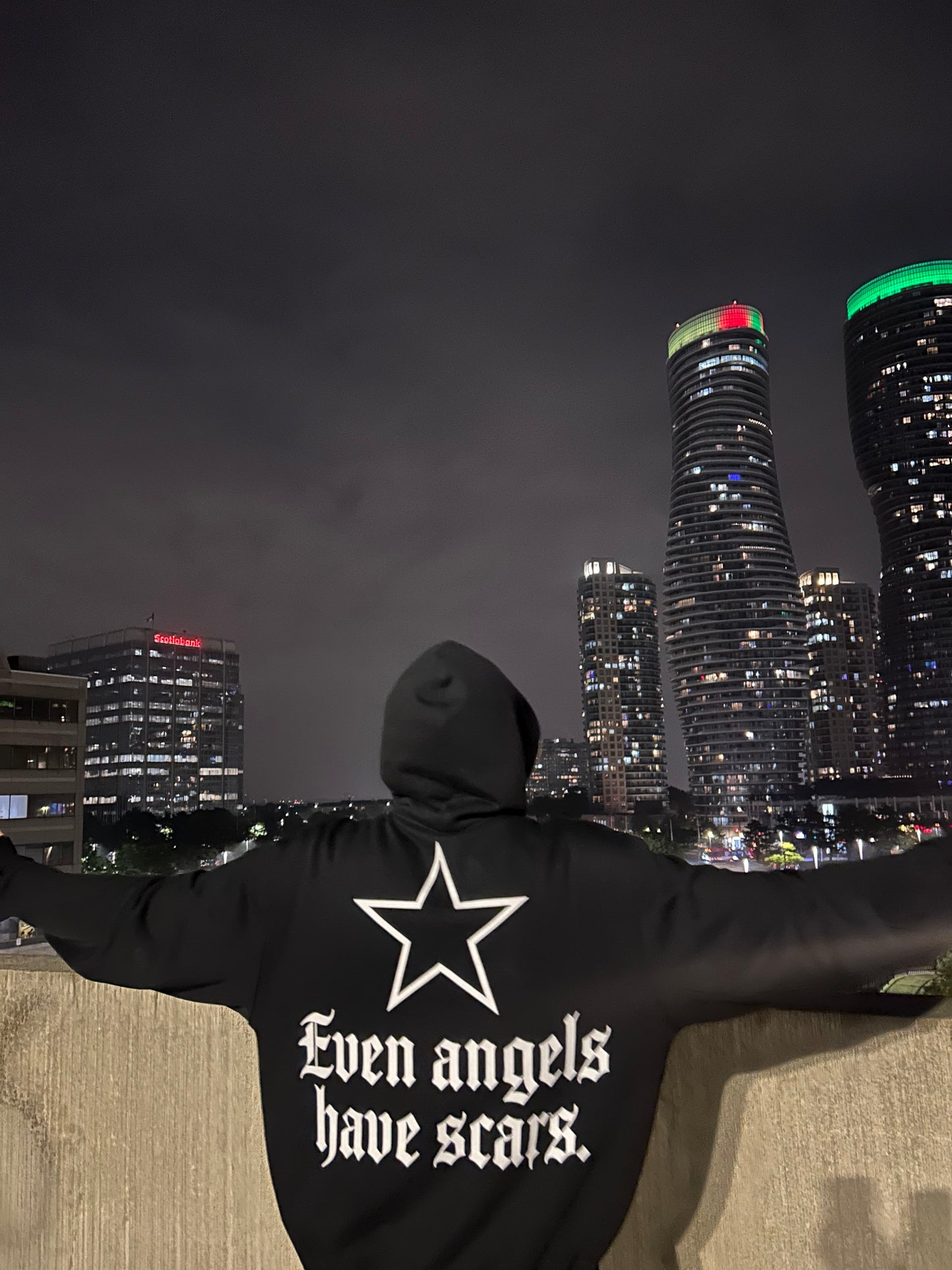 Norsk Full Hoodie Zip up "EVEN ANGELS"
